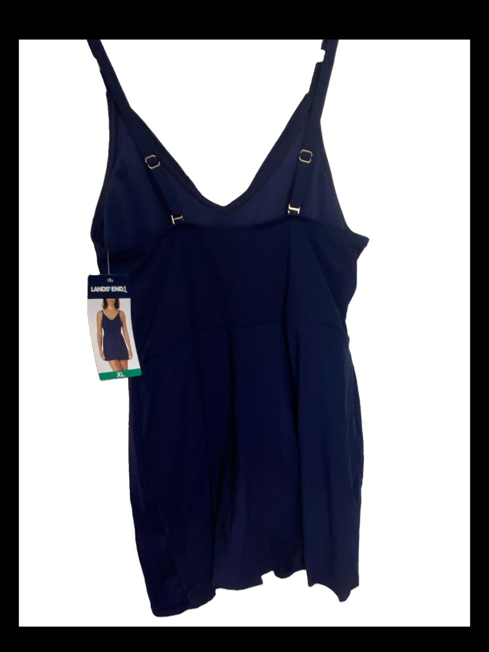 Lands’ End Swim Dress Navy XL NWT - Picture 4 of 4